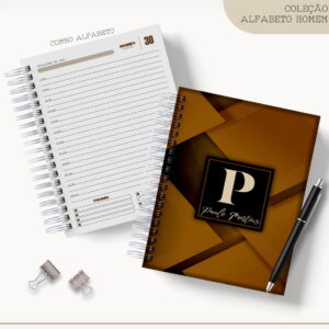 Agenda 2023 Masculina Marrom - Arquivo Digital