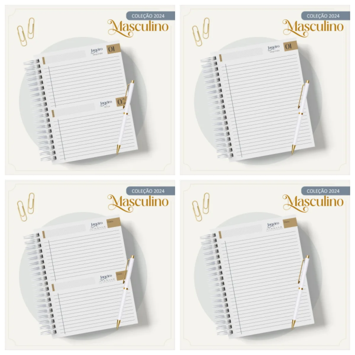 Agenda 2024 Azul Escuro