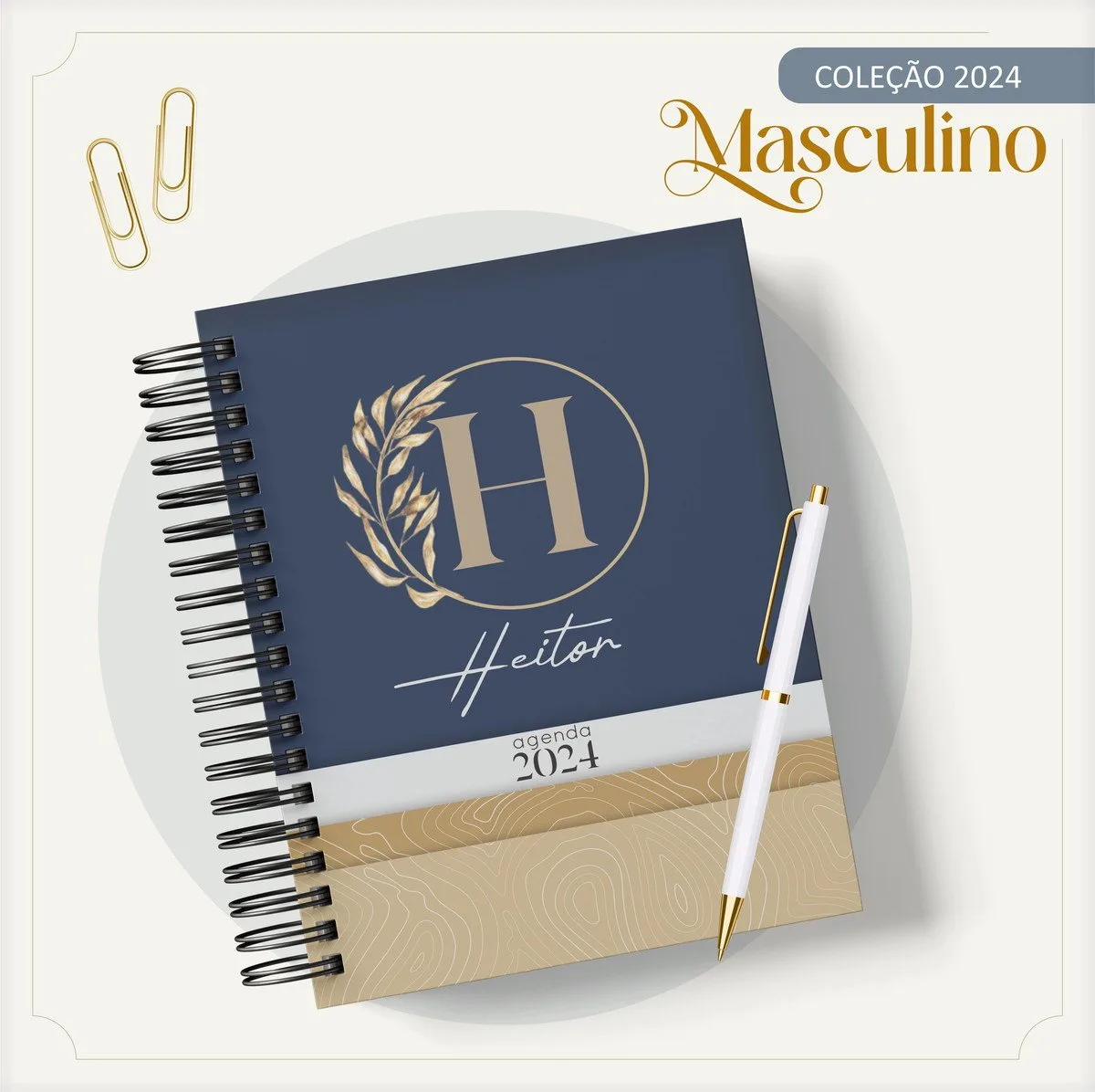 Agenda 2024 Azul Escuro