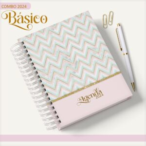 Agenda 2024 Chevron com Texturas