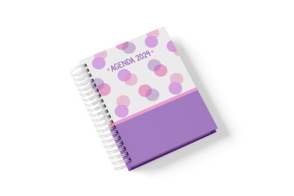 Agenda 2024 Datada com e sem Horário