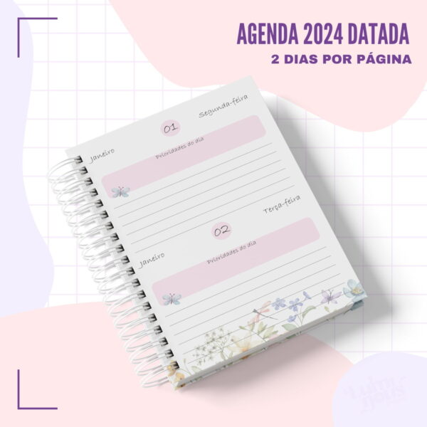 Agenda 2024 Floral Datada