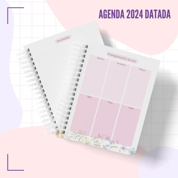 Agenda 2024 Floral Datada