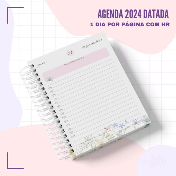 Agenda 2024 Floral Datada
