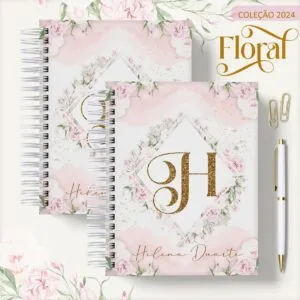 Agenda 2024 Floral Rosa Clean