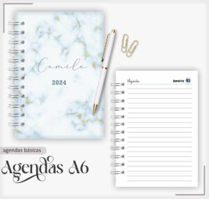 Agenda 2024 Marble Azul