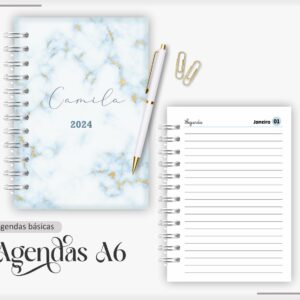 Agenda 2024 Marble Azul