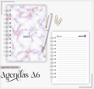 Agenda 2024 Marble Roxa