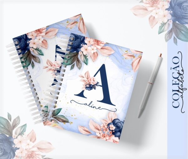 Agenda Alfabeto Azul