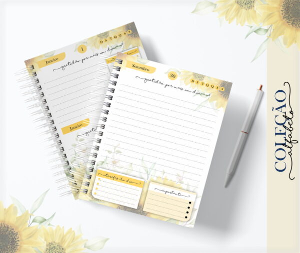 Agenda Alfabeto Girassol