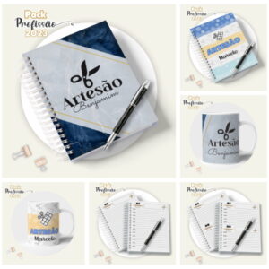 Agenda Artesão Masculina - Arquivo Digital