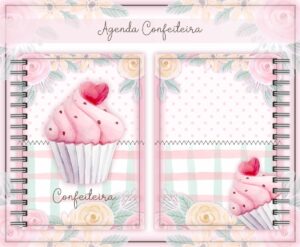 Agenda Confeiteira + Arte para caneca