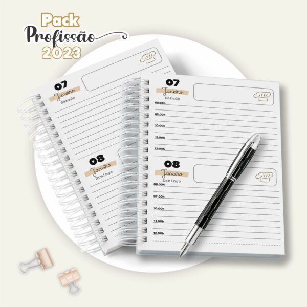 Agenda Confeiteiro Masculina