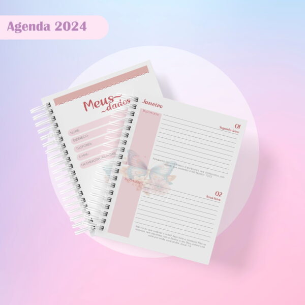Agenda Cristã Feminina Datada 2024