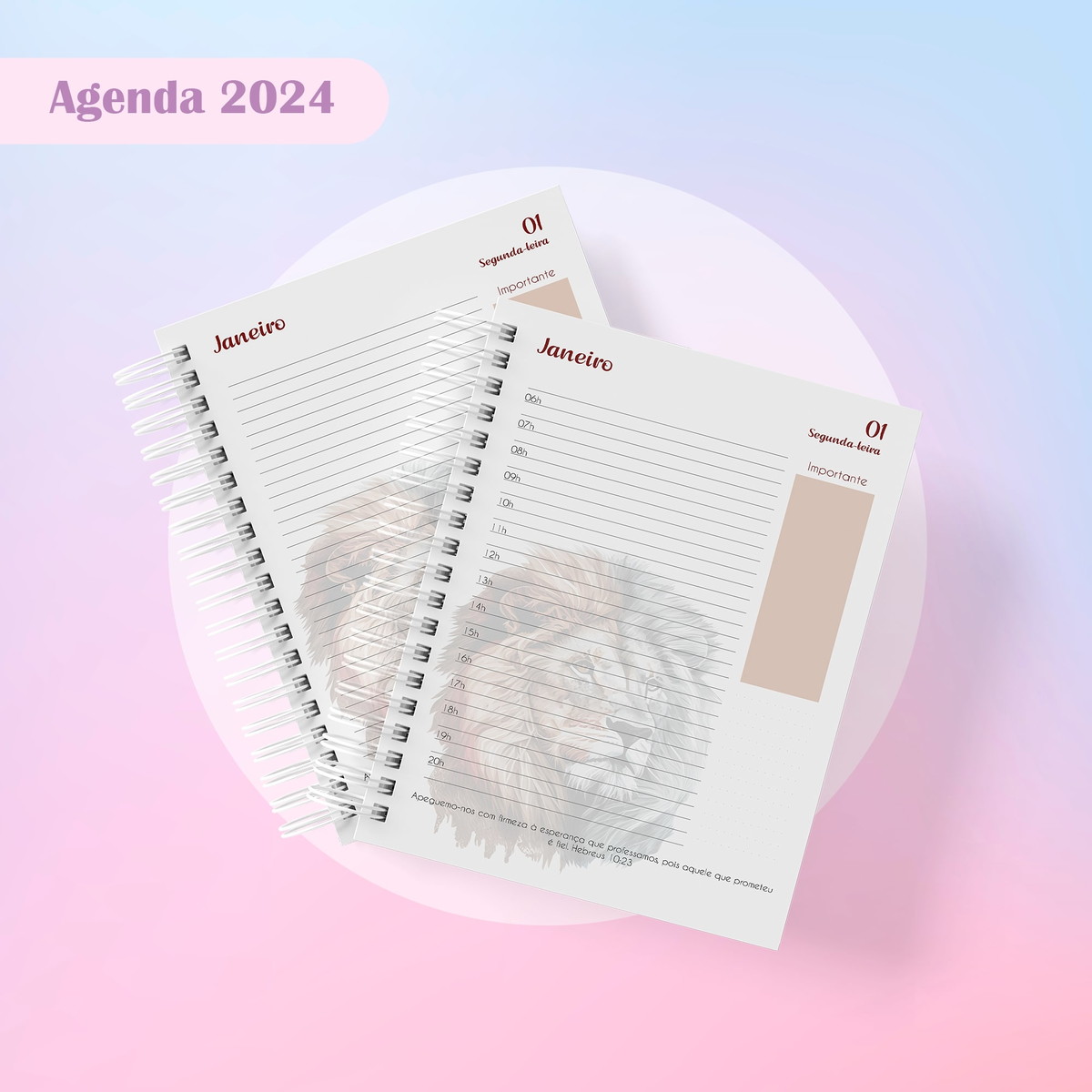 Agenda Cristã Masculina Datada 2024 - Arquivo Digital 2 Agenda Cristã Masculina Datada 2024 - Arquivo Digital