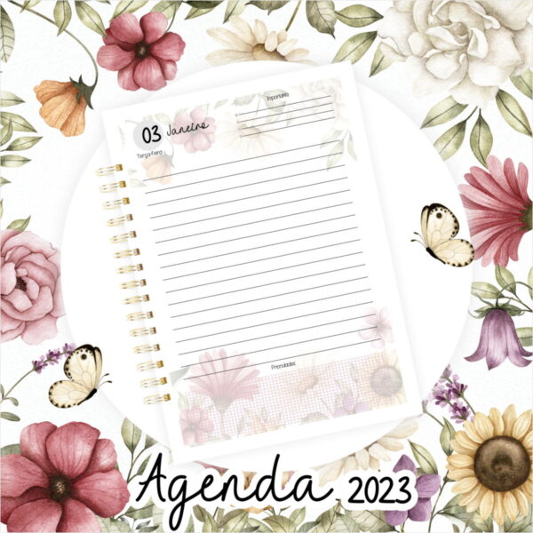 Agenda Datada 2023 Floral