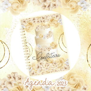 Agenda Datada 2023 Floral Confeiteira - Arquivo Digital 9 Agenda Datada 2023 Floral Confeiteira - Arquivo Digital