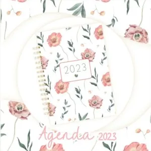 Agenda Datada 2023 Floral Rosinha