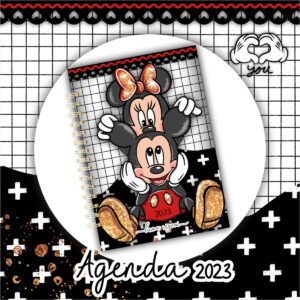 Agenda Datada 2023 Mickye e Minnie - Arquivo Digital