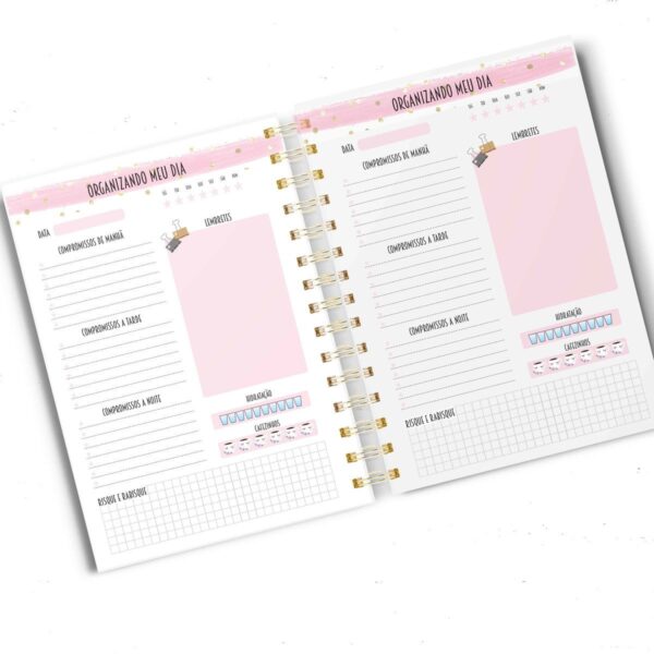 Agenda Diária Não Datada Feminina
