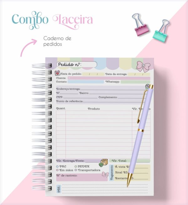 Agenda e Pedidos Laceira