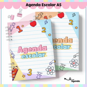 Agenda Escolar A5 - Arquivo Digital