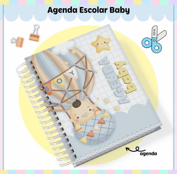 Agenda Escolar Baby Menina e Menino
