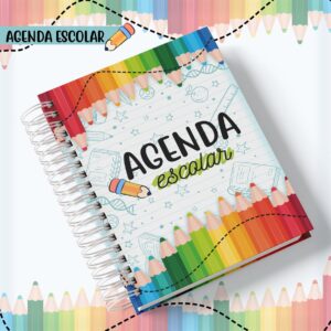 Agenda Escolar Colorida