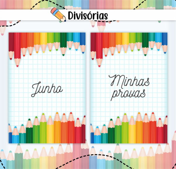 Agenda Escolar Colorida