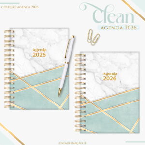 Agenda Feminina Basic Green 2026 - Arquivo Digital 2 Agenda Feminina Basic Green 2026 - Arquivo Digital