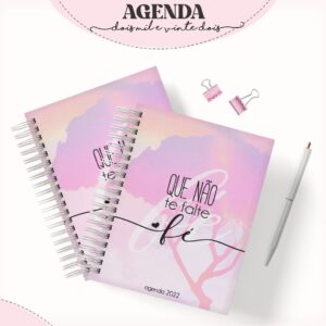 agenda feminina fe arquivo digital scrapbook