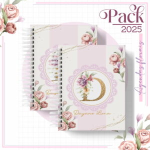Agenda Feminina Floral Rose 2025 - Arquivo Digital 14 Agenda Feminina Floral Rose 2025 - Arquivo Digital