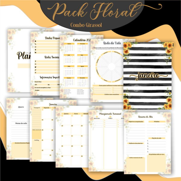 Agenda Floral Girassol 2023