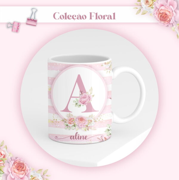 Agenda Floral Rosa Datada 2023