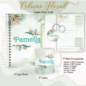 Agenda Floral Verde 2023