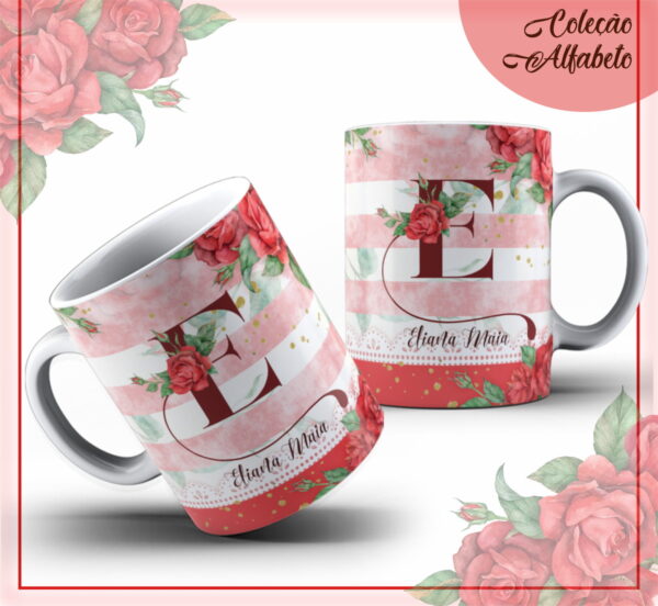 Agenda Floral Vermelho - Datada 2023
