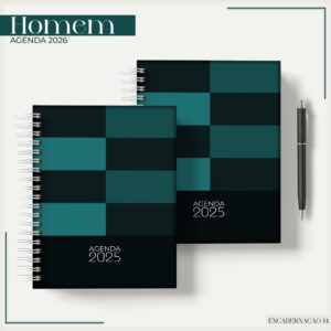 Agenda Masculina Verde 2026 - Arquivo Digital 12 Agenda Masculina Verde 2026 - Arquivo Digital