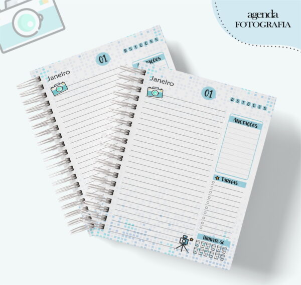 Agenda Profissão Fotografo Masculino