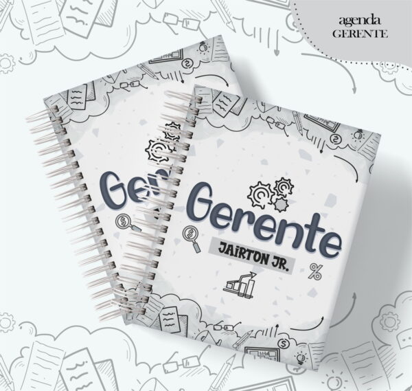 Agenda Profissão Gerente Masculino