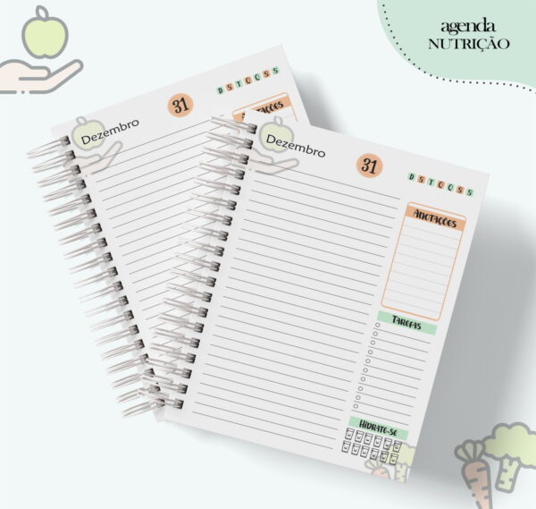 Agenda Profissão Nutrição Masculino