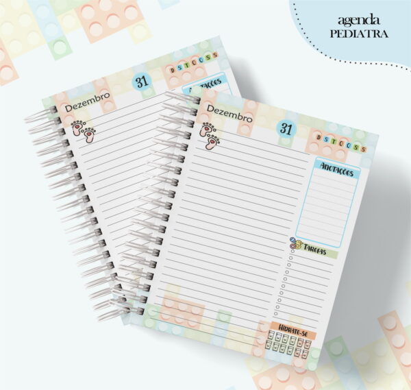 Agenda Profissão Pediatra Masculino