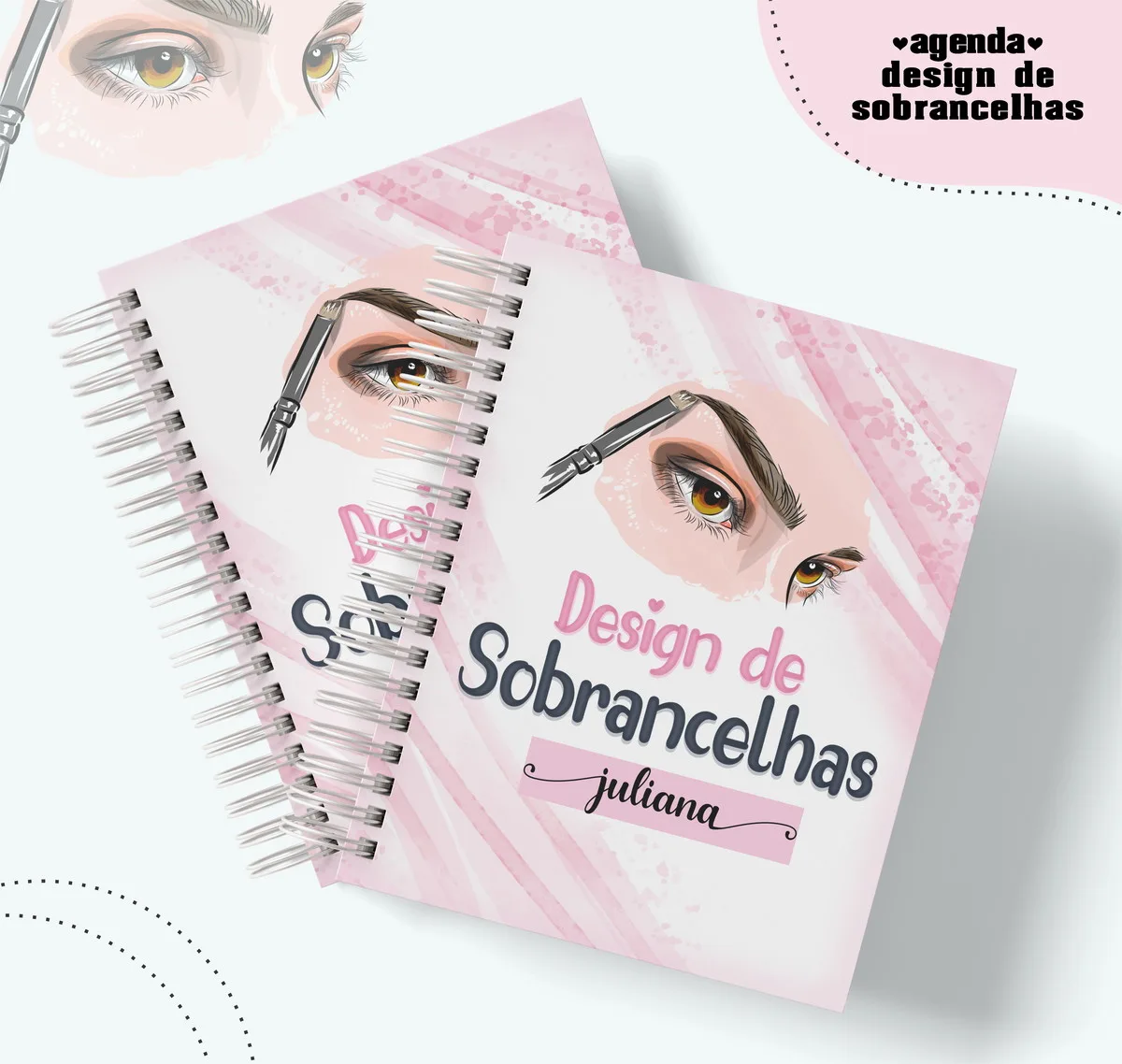 Agendas Design Sobrancelhas 2 Agendas Design Sobrancelhas