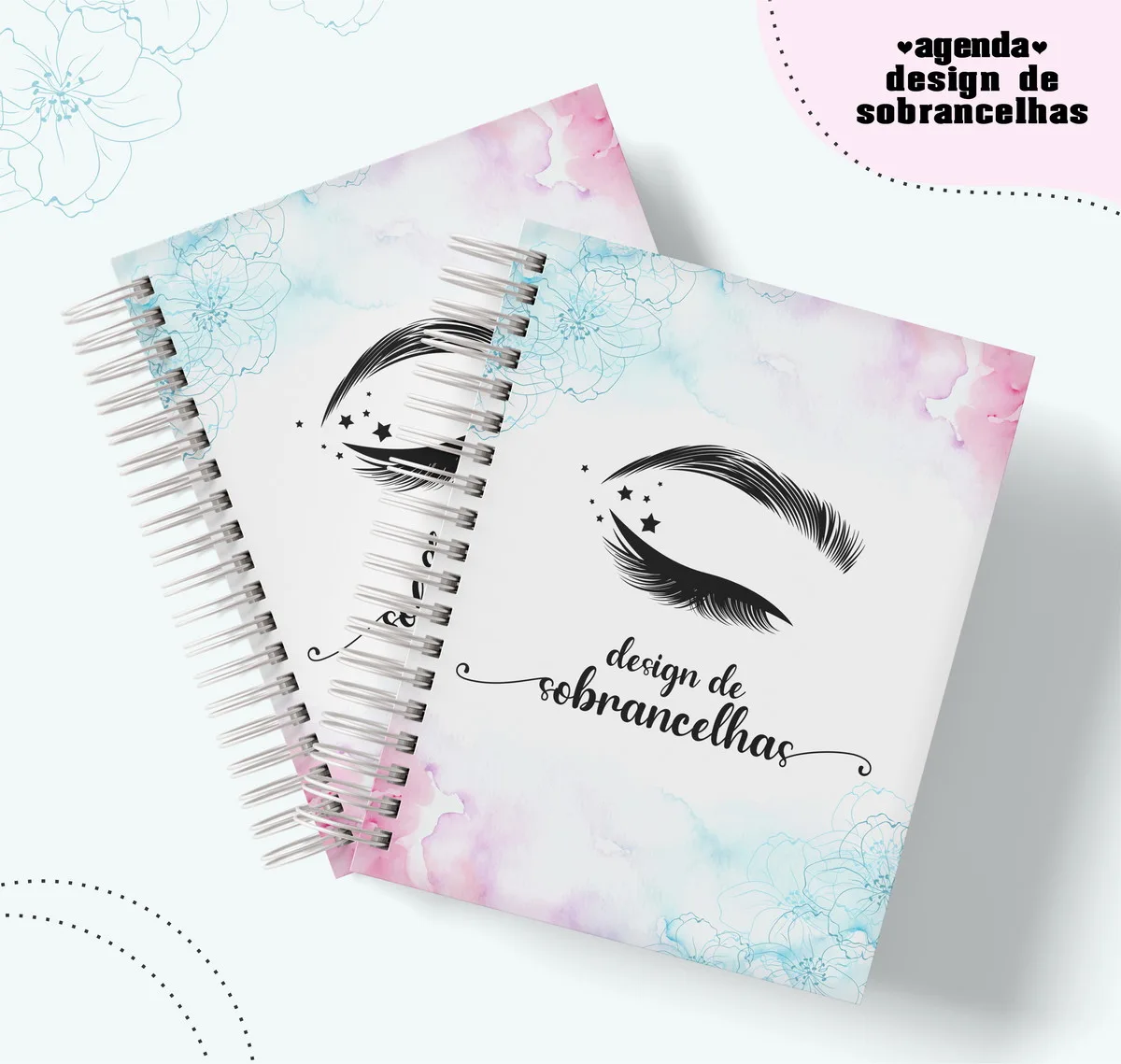 Agendas Design Sobrancelhas 3 Agendas Design Sobrancelhas