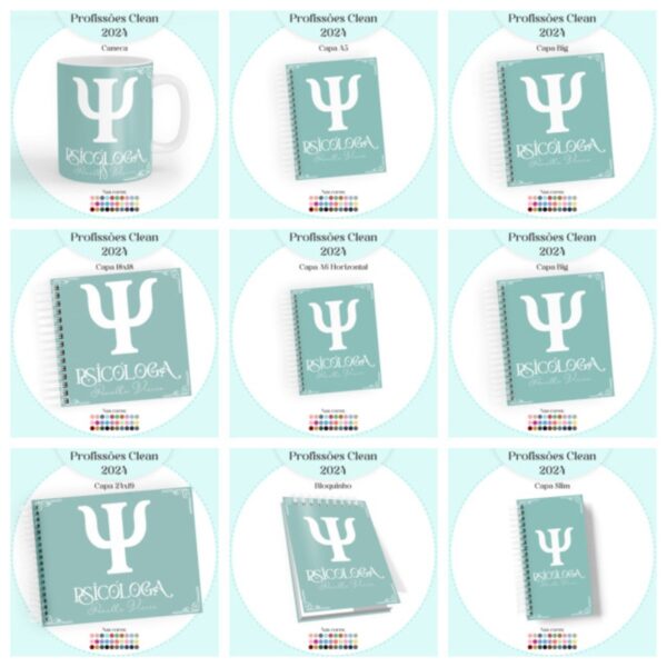 Agendas Profissões Femininas Clean