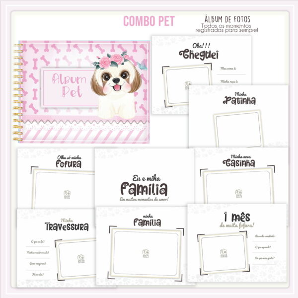 Álbum de Fotos Pet Cachorrinha