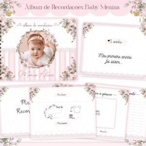 Álbum do Bebê Baby Menina