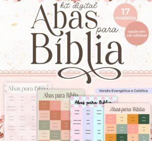 Arquivo Abas para Bíblia Png e pdf