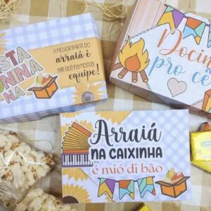 Arquivo de Corte Caixa Docinhos Festa Junina 2023