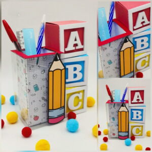 Arquivo de Corte Centro de Mesa Abc - Studio e pdf