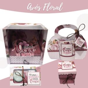Arquivo de Corte Dia dos Avós Floral